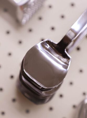 McWare Petite Roux 9.25" Spoon W/Sharp Beveled Edge SS