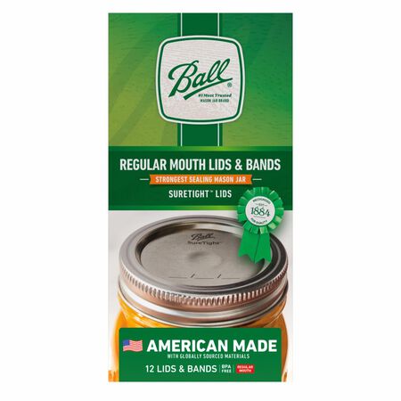 Ball Regular Mouth Canning Lids and Bands 12 pk