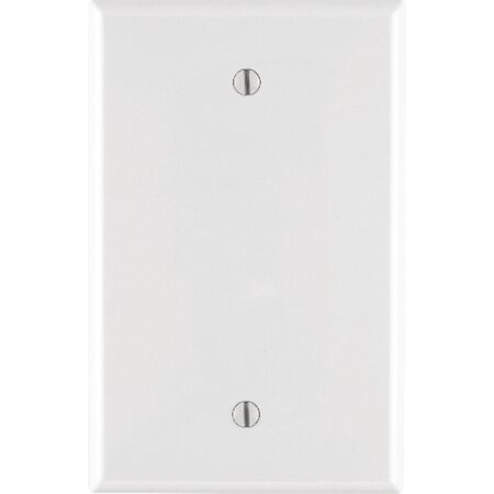 Leviton White 1 gang Nylon Blank Wall Plate 1 pk