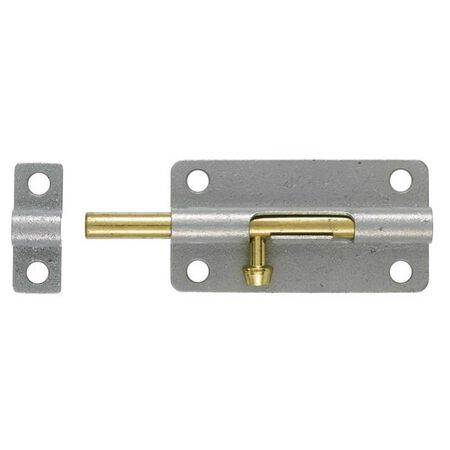 Ace 4 in. L Galvanized Steel Barrel Bolt 1 pk