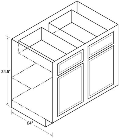 Glenwood Kitchen Base Cabinet 33B
