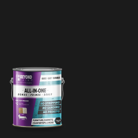 Beyond Paint Matte Licorice Water-Based All-In-One Paint Exterior & Interior 1 gal