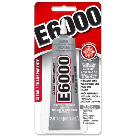 E6000 Craft Industrial Strength High Strength Clear All Purpose Adhesive 2 oz