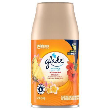 Glade Hawaiian Breeze Scent Air Freshener Refill 6.2 oz Aerosol 1 Pack