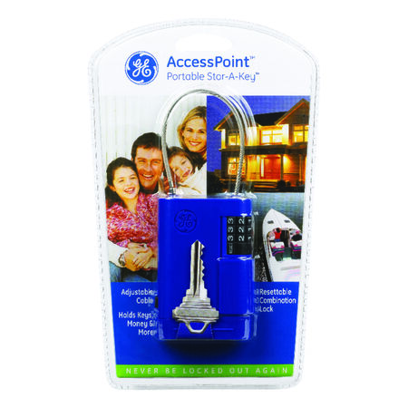 Kidde AccessPoint Blue Plastic/Steel Key Storage