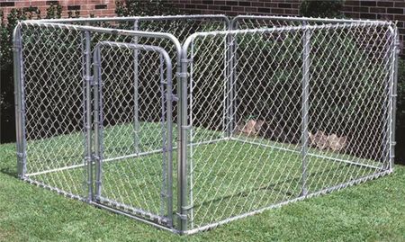 6'x10'x10' complete heavy-duty dog kennel