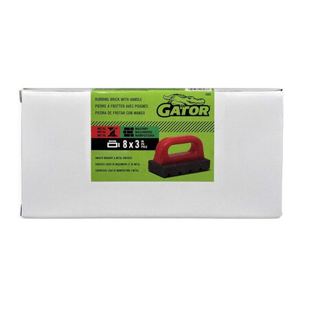 Gator 8 in. L Silicon Carbide Rubbing Brick 1 pc