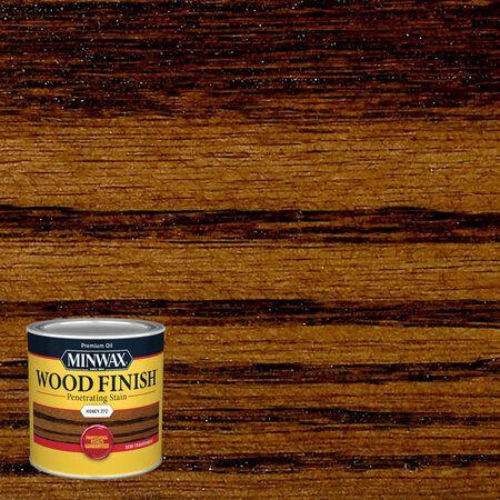 Minwax Wood Finish Semi-Transparent Honey Oil-Based Penetrating Wood Finish 1/2 pt