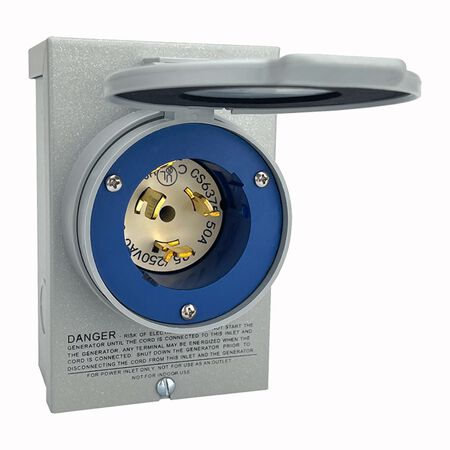 Reliance Controls PB Series Power Inlet Boxes, 50A, 125/250V