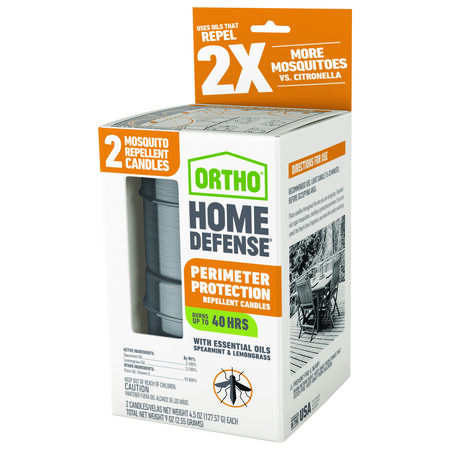 Ortho Home Defense Insect Repellent Candle For Mosquitoes 4.5 oz