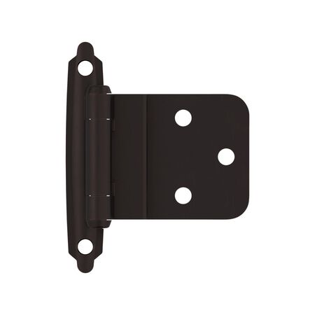 Amerock 2 in. W X 2-3/4 in. L Oil Rubbed Bronze Steel Self-Closing Hinge 2 pk