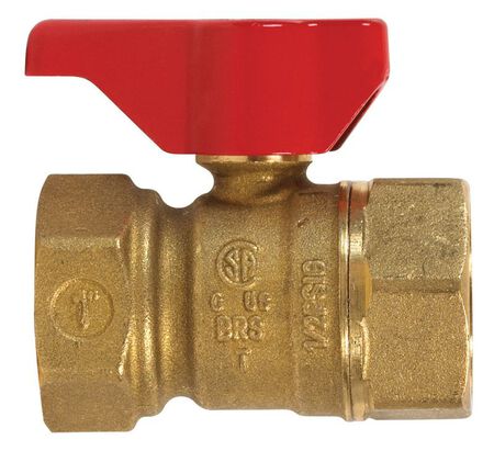 B & K Gas Ball Valve 1 in. FPT Brass Two Piece