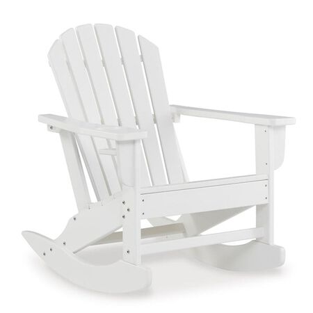 Ashley Adirondack Rocker Sundown Treasure White
