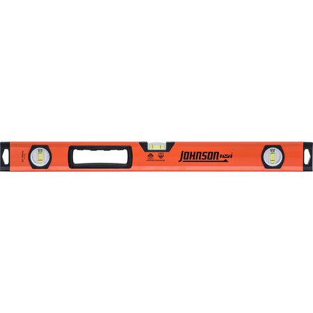 Johnson 24 in. Aluminum Box Level 3 vial