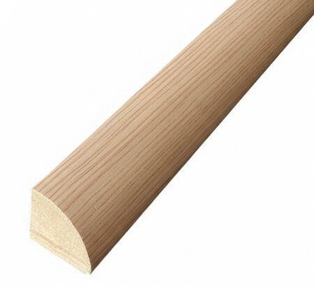 Base Shoe Hemlock 1/2 in. x 3/4 in. (7/16 in. x 11/16 in.)