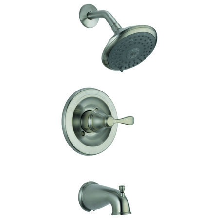 Delta Monitor 1-Handle Brushed Nickel Tub and Shower Faucet