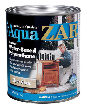 Aqua ZAR Indoor Clear Gloss Water Based Polyurethane 1 qt.