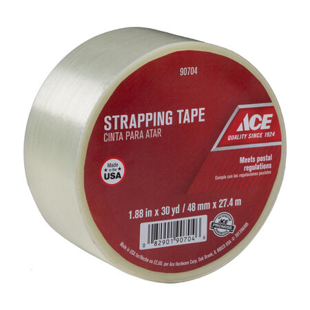 Ace 1.88 in. W X 30 yd L Strapping Tape Clear