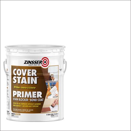 Zinsser Cover Stain White Primer and Sealer 5 gal