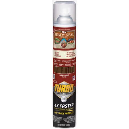 Ready Seal Turbo Spray Dark Walnut Wood Stain 24 oz.
