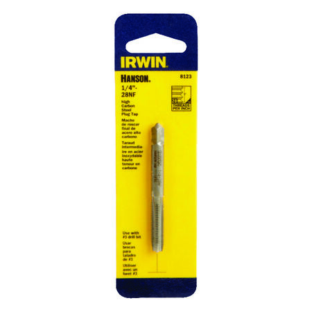 Irwin Hanson High Carbon Steel SAE Fraction Tap 1/4 in.-28NF 1 pc