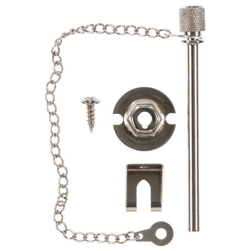 Ace Patio Door Security Pin 3/16 in. x 31/2 in. Nickel Nickel Sliding