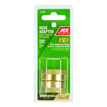 Ace 3/4 in. Brass Threaded Female Hose Coupling