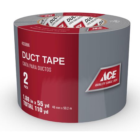 Ace 1.88 in. W X 55 yard L Gray Duct Tape 2 Pack