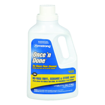 Armstrong Once'N Done Citrus Scent Floor Cleaner Liquid 64 oz