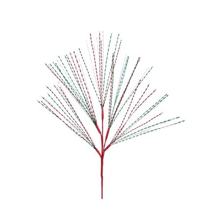 24 in.L Metallic Twisted Grass Spray