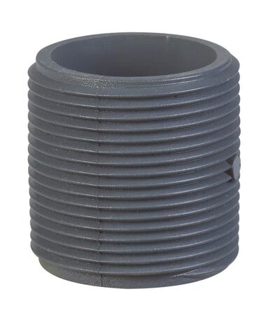 B&K Schedule 80 1-1/4 in. MIP X 1-1/4 in. D MIP PVC Close Nipple 1 pk