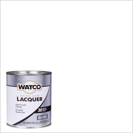 Watco Gloss Clear Oil-Based Alkyd Wood Finish Lacquer 1 qt