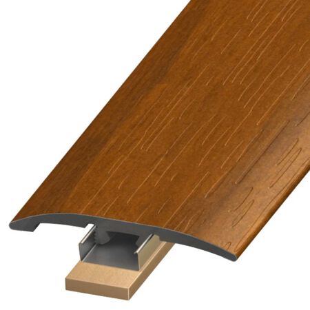 Versatrim Slim Trim 3-in-1 Floor Molding New Golden Teak