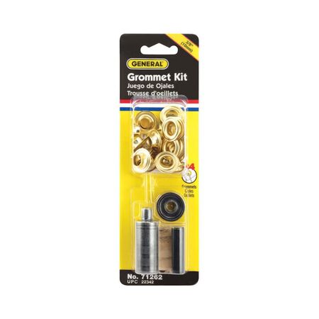 General 3/8 in. D Brass Grommet Kit 1 pk