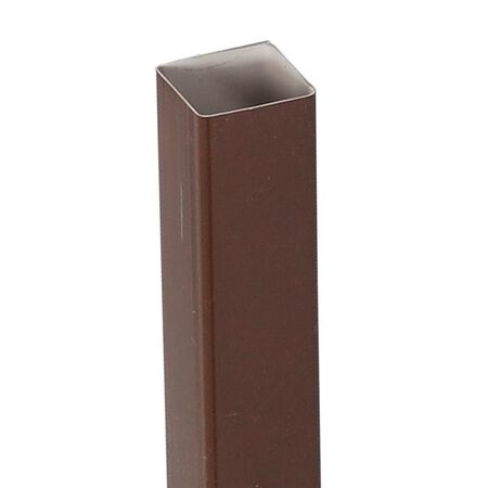 Amerimax 2 in. H X 2 in. W X 120 in. L Brown Vinyl U Downspout