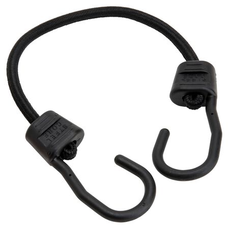 Keeper Black Bungee Cord 18 in. L X 0.315 in. 1 pk