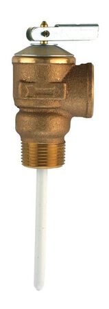 Cash Acme Bronze Temperature and Pressure Relief Valve