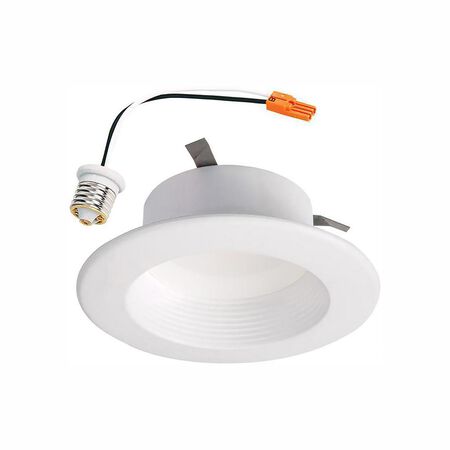 Halo RL4 Series Matte White 4 in. W LED Retrofit Recessed Lighting 8 W