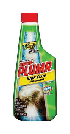 clog eliminator remover plumr gel liquid oz hair