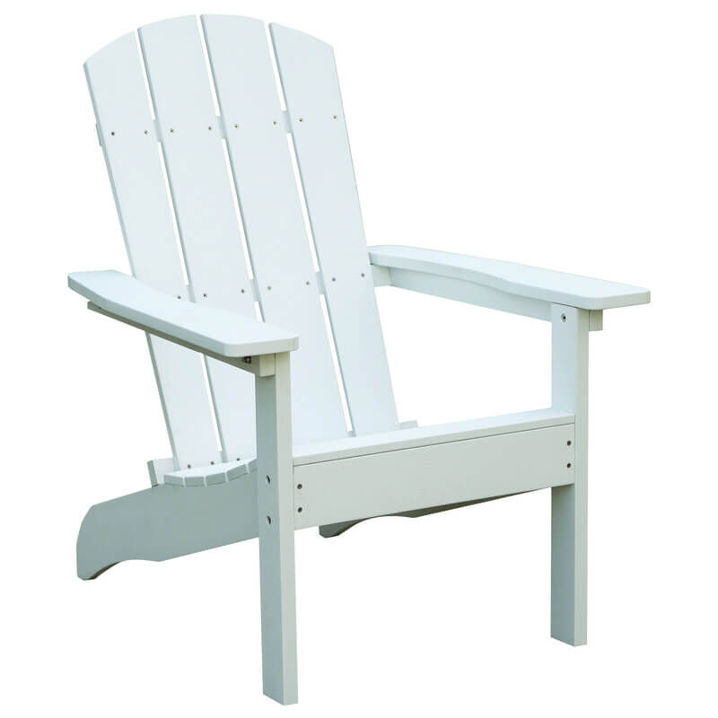 Living Accents 1 Person White Resin Adirondack Chair Stine Home Yard The Family You Can Build Around