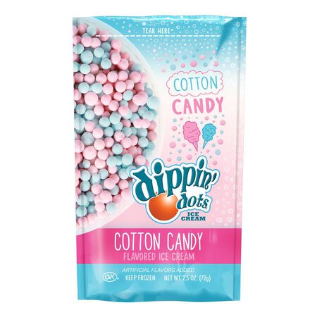 Dippin' Dots Beaded Ice Cream Cotton Candy Ice Cream Mix 3 oz Pouch
