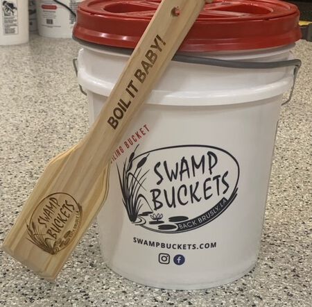 Swamp Bucket Wooden Paddle