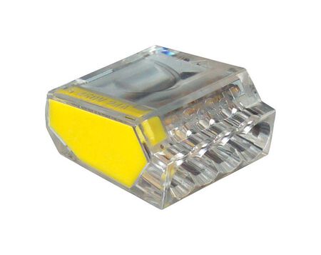 Gardner Bender PushGard Professional 10 pk Polycarbonate 22-12 AWG Yellow Wire Connector