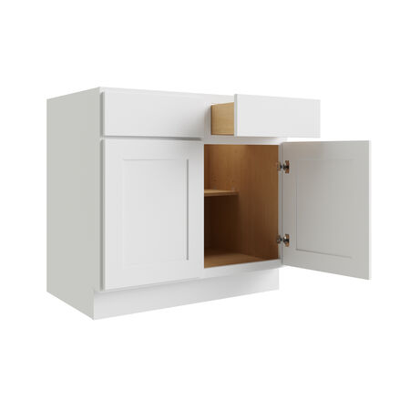 Luxor White Base Cabinet 36" 2 Doors RTA