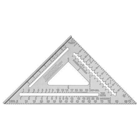 Johnson 12 in. L Aluminum Rafter Square