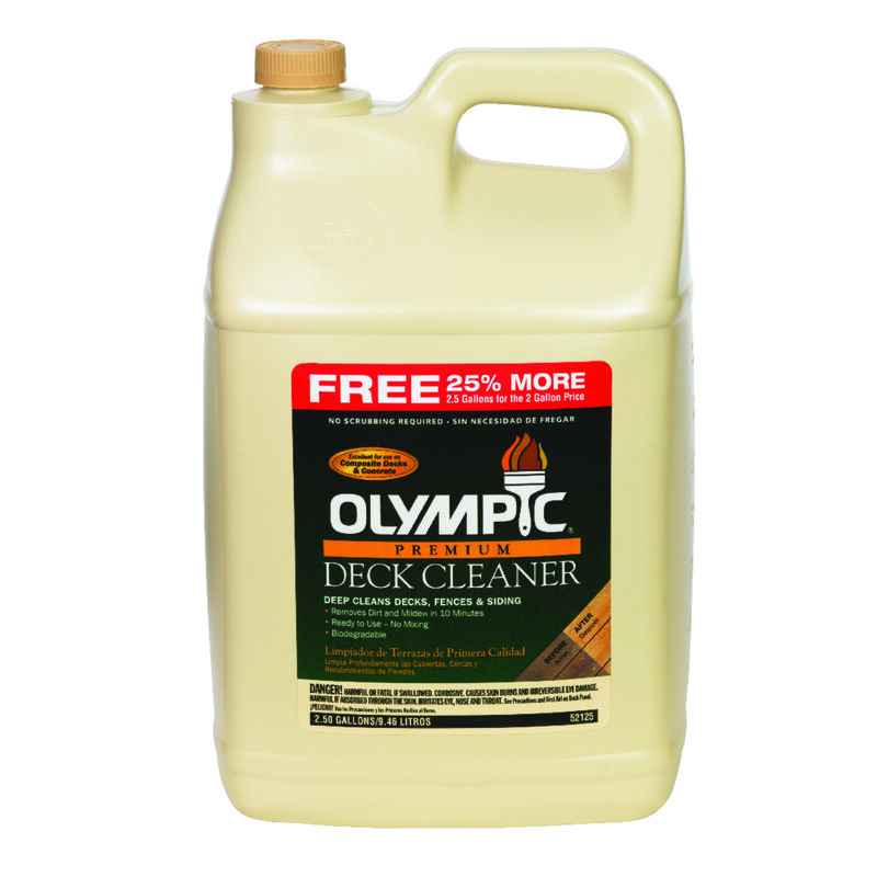 Olympic Deck Cleaner 2.5 gal. Stine Home + Yard The Family You Can