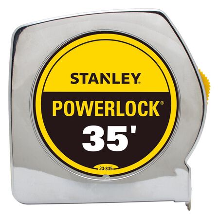 Stanley PowerLock 35 ft. L X 1 in. W Tape Measure 1 pk