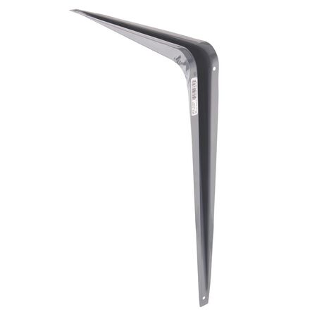 Hampton Gray Steel Shelf Support 18 Ga. 12 in. L 100 lb