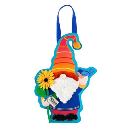 Evergreen Garden Gnome Door Decor