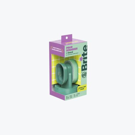 Scotch-Brite Palm Scrubber with Drain + Dry Stand